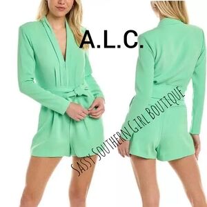 🆕⭐A.L.C. Lime green romper